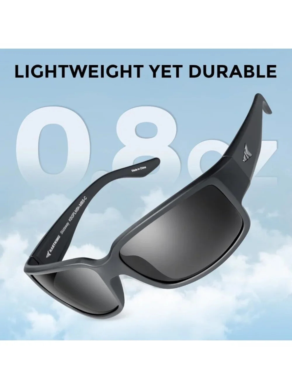 Polarized Sport Sunglasses for Men & Women | UV Protection, Lightweight, Wrap